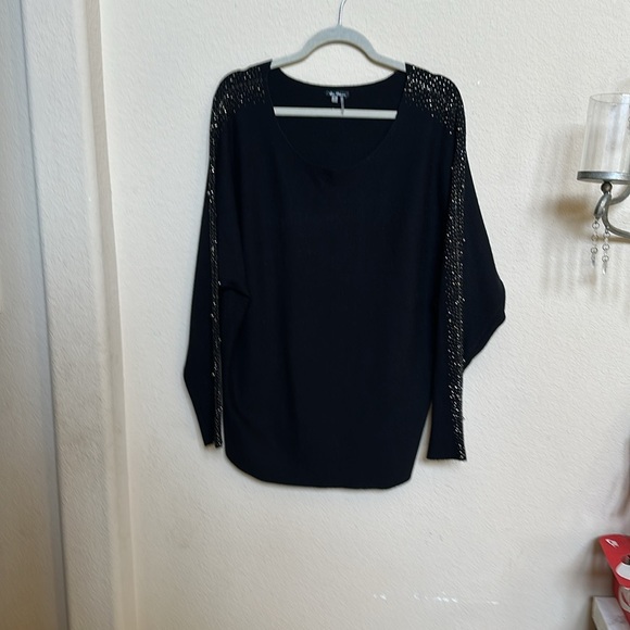 Milano Boxy Brown 3/4 Sleeve Blouse - Picture 7 of 10